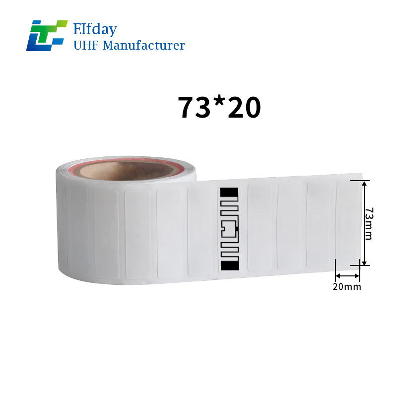 73*20mm U9chip ISO18000-6c UHF RFID Sticker 915MHz Passive Remote-Reading Tag (Cost-Effective)